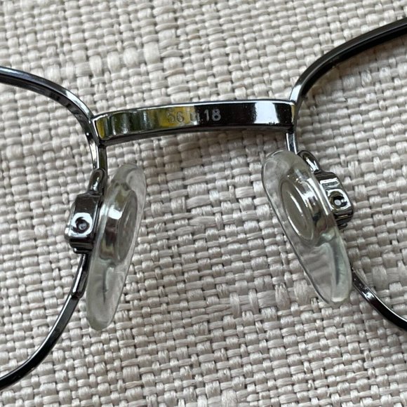 Sergio Tacchini Men Eyeglasses Gunmetal Tone Made in Itay Glasses Frame 56[]18 - Picture 10 of 12